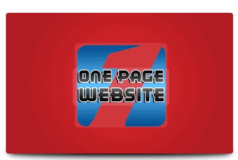 one page website