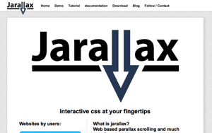 awesome resources for web design jarallax