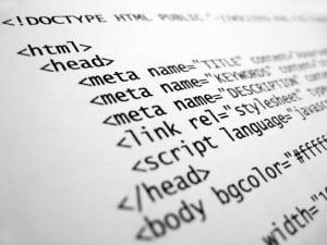 web design past to present html code