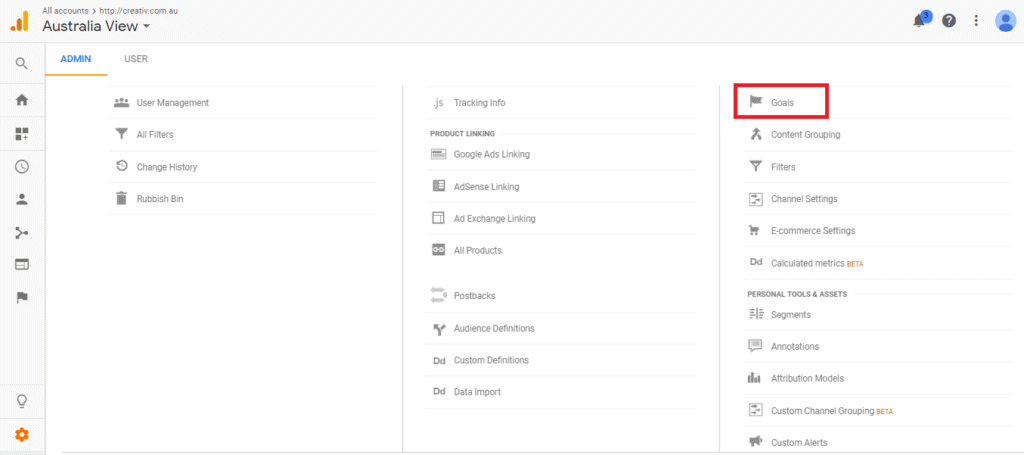 Setting up Google Analytics Goals and Alerts