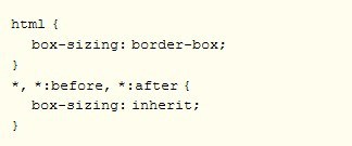 Inherit box-sizing