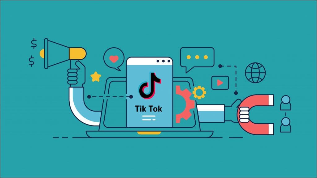 tiktok vector image