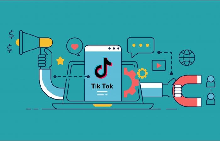 tiktok vector image