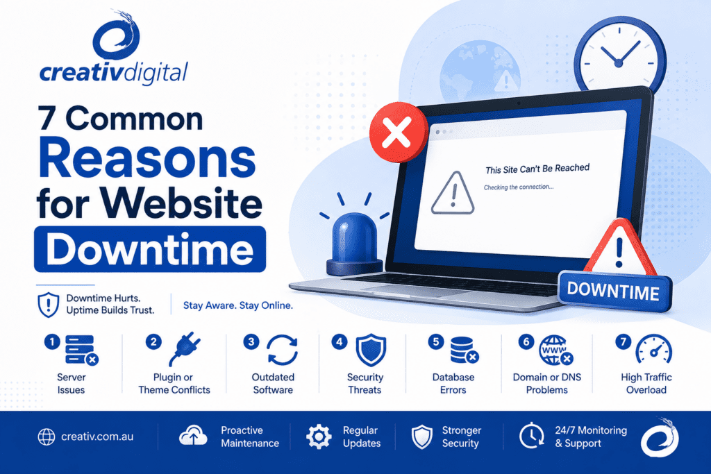 7 Common Reasons for Website Downtime