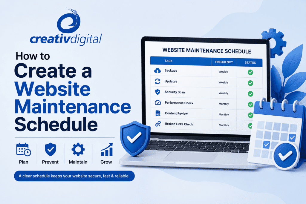How to Create a Website Maintenance Schedule